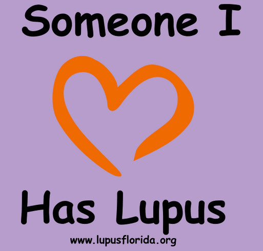 Lupus Foundation of Florida shirt design - zoomed