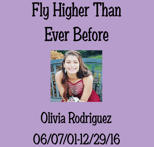 Remembering Olivia Rodriguez shirt design - zoomed