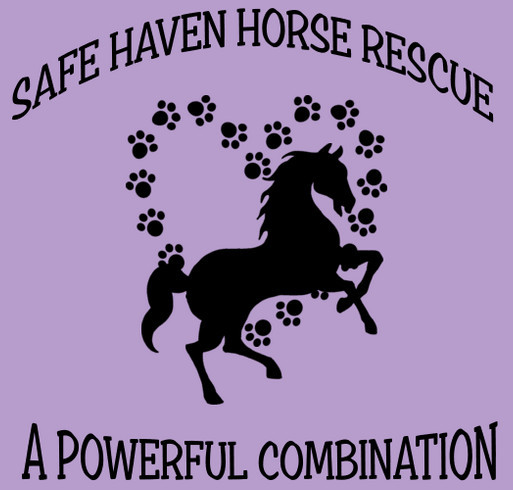 SAFE HAVEN HORSE RESCUE OF VA shirt design - zoomed