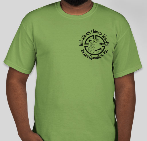 MACSPRO - Mid-Atlantic Chinese Shar-Pei Rescue Operation, Inc. Fundraiser - unisex shirt design - front