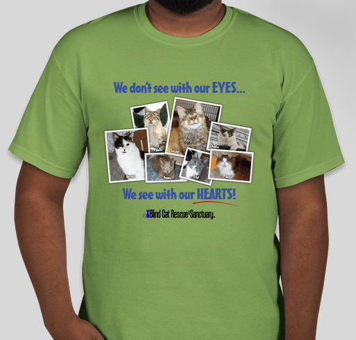 We See with our heart Fundraiser - unisex shirt design - front