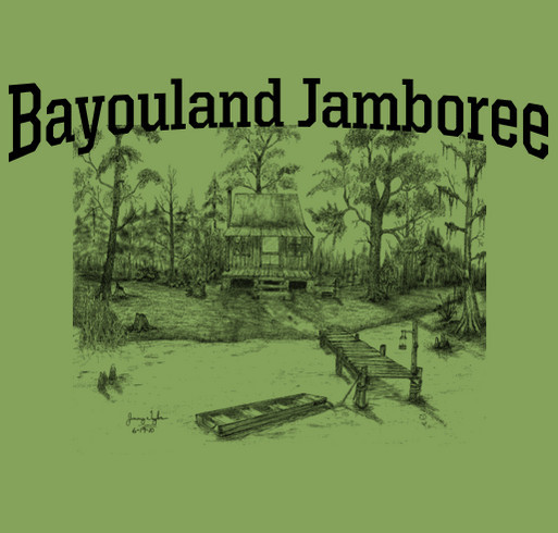 2017 Bayouland Jamboree t-shirts shirt design - zoomed