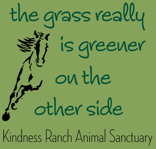 Kindness Ranch Veterinary Fund shirt design - zoomed