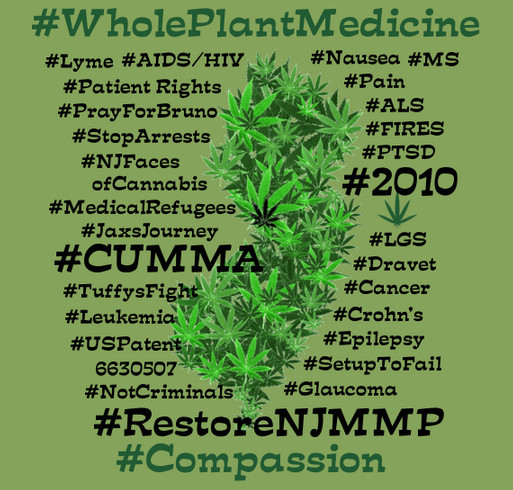 Restore NJMMP, Educate, and Advocate for Safe Access to Cannabis shirt design - zoomed