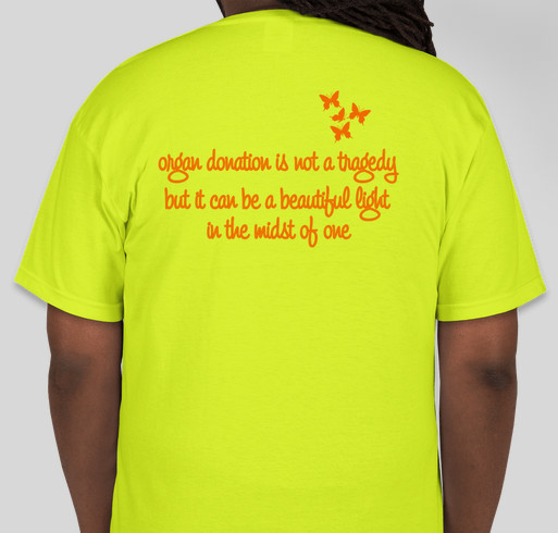Team Courtney T-Shirt Fundraiser Fundraiser - unisex shirt design - back