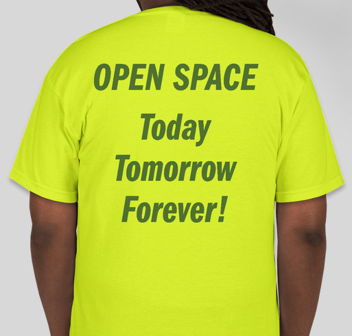 Save Reston's Green Open Space Golf Courses! Fundraiser - unisex shirt design - back