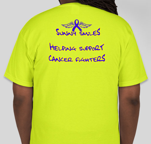 Sunny Smiles Fundraiser - unisex shirt design - back