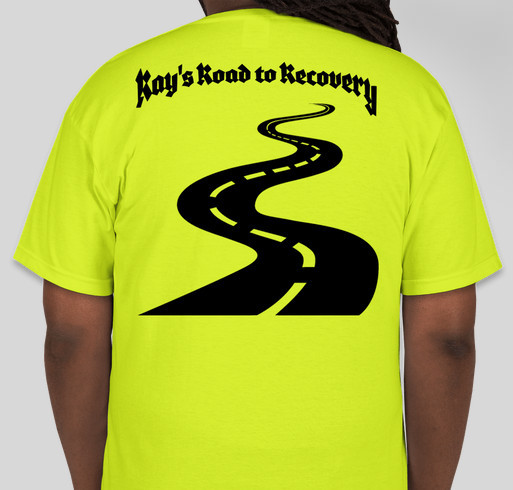 Ray's Road to Recovery Fundraiser - unisex shirt design - back