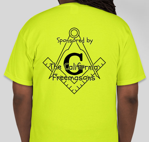 Masonic Family Make a Difference Fundraiser - unisex shirt design - back
