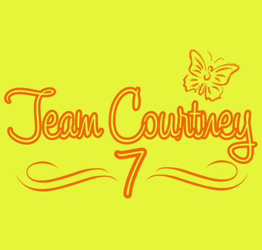 Team Courtney T-Shirt Fundraiser shirt design - zoomed