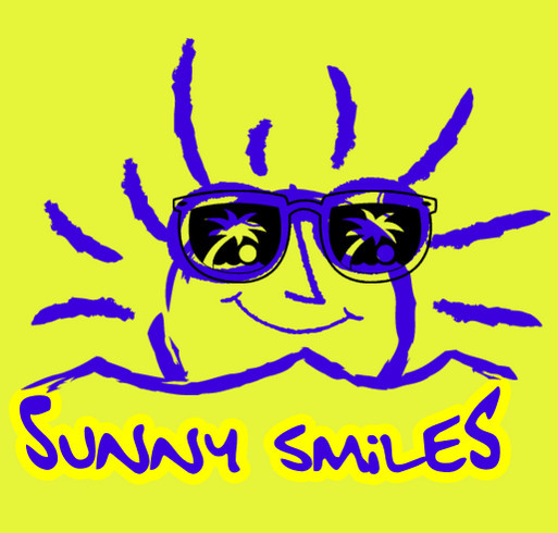 Sunny Smiles shirt design - zoomed