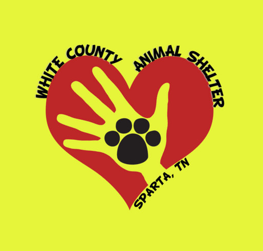 Supporting The Pooches at The White County Animal Shelter shirt design - zoomed