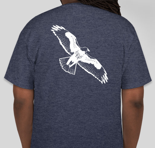 Potomac Overlook Regional Park Raptor Campaign Fundraiser - unisex shirt design - back