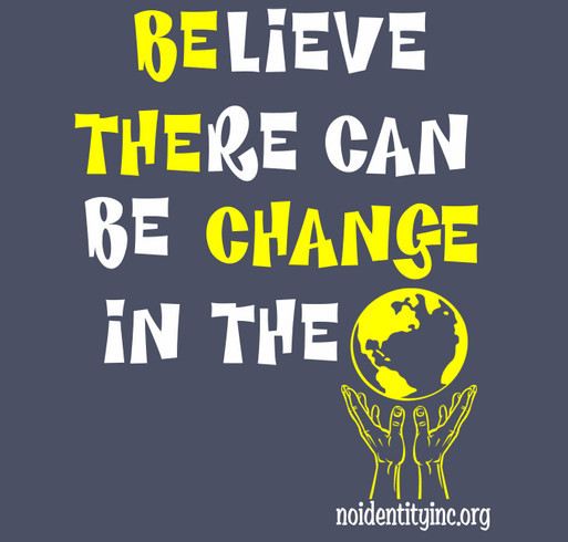 Be The Change shirt design - zoomed