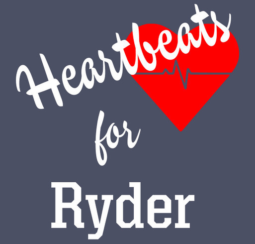 Heartbeats for Ryder shirt design - zoomed