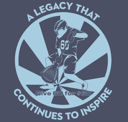 GIve 60 For 60 T Shirt Fundraiser - Year 2! shirt design - zoomed