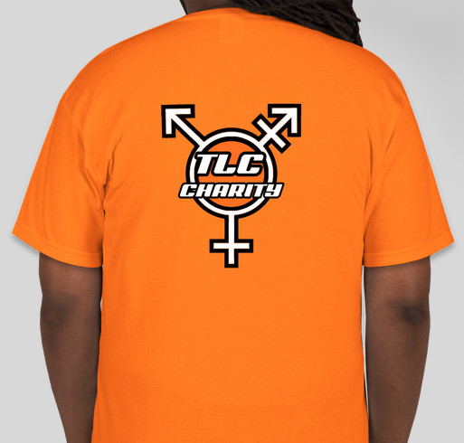October is Transwoman Month Fundraiser - unisex shirt design - back