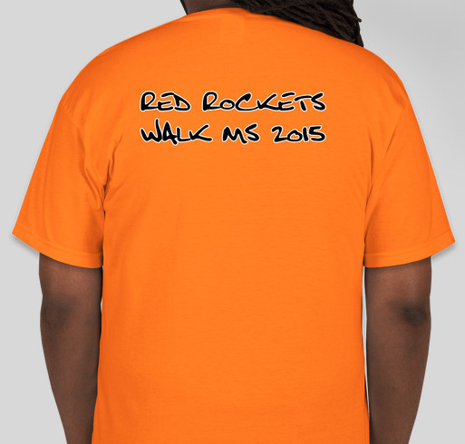 MS Walk 2015 Fundraiser - unisex shirt design - back