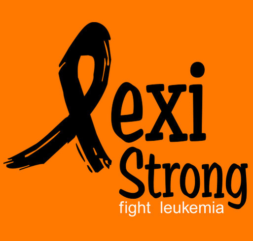 Cure our Lexi from Leukemia shirt design - zoomed