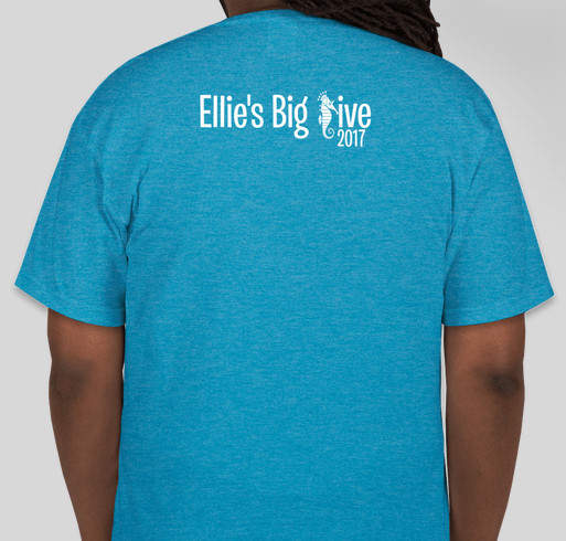 Ellie's Big Give 10 Fundraiser - unisex shirt design - back