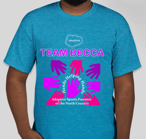 Team Becca Sunrise Accent Fundraiser - unisex shirt design - front