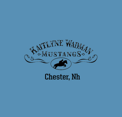 Kaitlyne Wadman Mustangs shirt design - zoomed