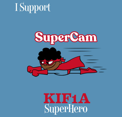 SuperCam KIF1A Superhero shirt design - zoomed