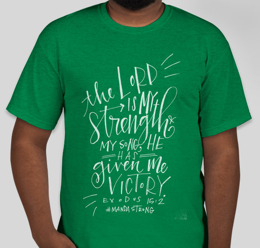 Manda Strong Fundraiser - unisex shirt design - front
