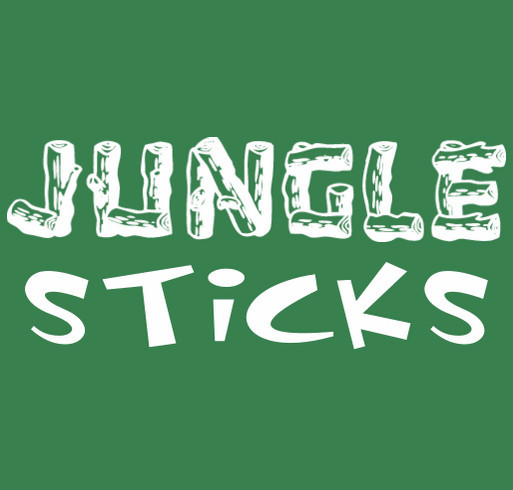 Jungle Sticks Webseries shirt design - zoomed