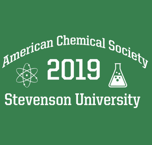 Stevenson University's American Chemical Society T-Shirt Fundraiser shirt design - zoomed