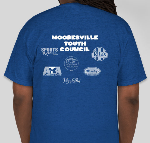 Mooresville Youth Council Superhero Competition Fundraiser - unisex shirt design - back
