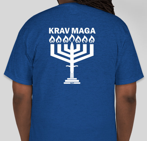 Davidic Line Krav Maga fight against Racism (anti-Semitism) Fundraiser - unisex shirt design - back