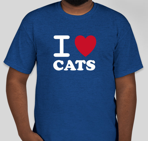I love Cats! Fundraiser - unisex shirt design - small