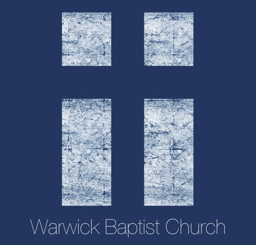 Warwick Baptist Church shirt design - zoomed