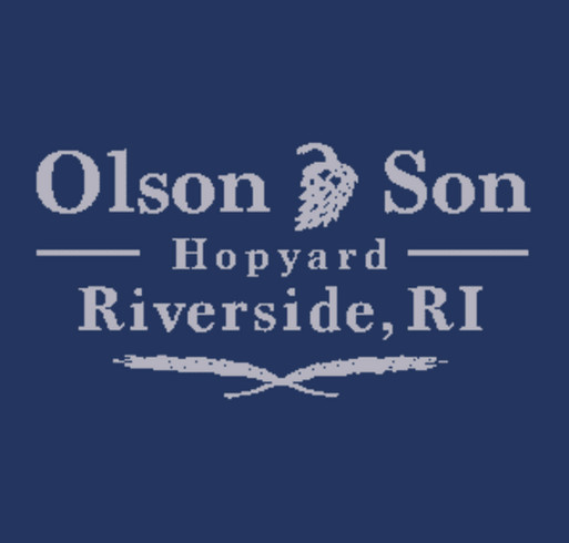 Olson & Son Hopyard Spring '16 Tee shirt design - zoomed