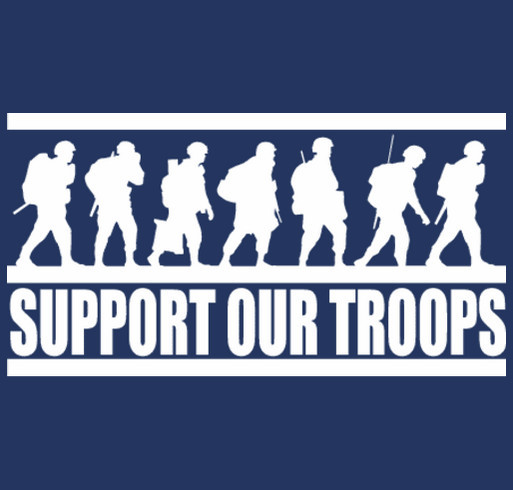 Supporting Wounded Warrior SGT Karpf shirt design - zoomed