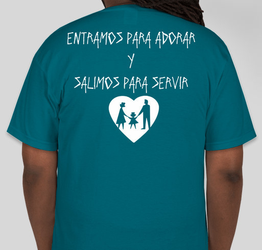 TEMPLO PARA CC VISION DE DIOS Fundraiser - unisex shirt design - back