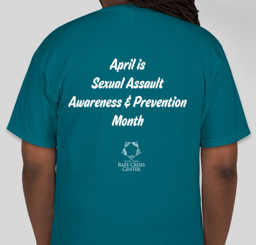 Sexual Assault Awareness & Prevention Month Fundraiser - unisex shirt design - back