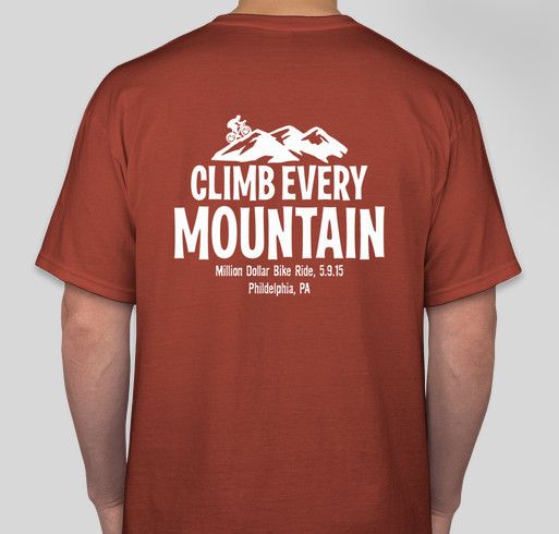 Every Mountain Fundraiser - unisex shirt design - back