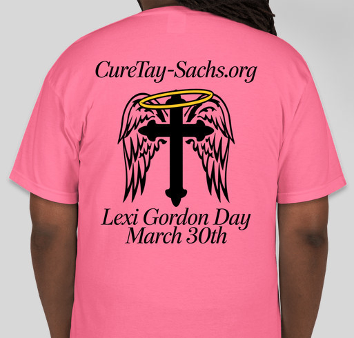 Lexi Gordon Day Fundraiser - unisex shirt design - back