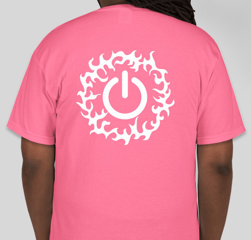 A digital campaign bought to you by the children of F.I.R.E. The technology workshop of the future Fundraiser - unisex shirt design - back