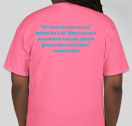 Prayers for Lynnon Fundraiser - unisex shirt design - back