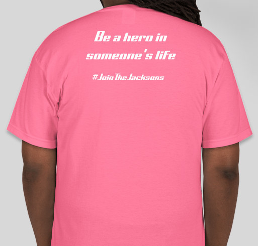 Join The Jacksons Fundraiser - unisex shirt design - back