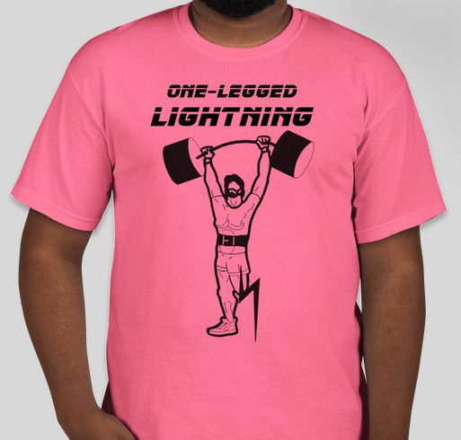 One-Legged Lightning is Going to Iceland to Compete at World's! Fundraiser - unisex shirt design - front