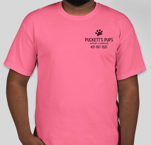 Puckett's Pups Spring T-Shirt Sale Fundraiser - unisex shirt design - front