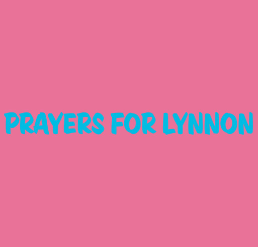 Prayers for Lynnon shirt design - zoomed