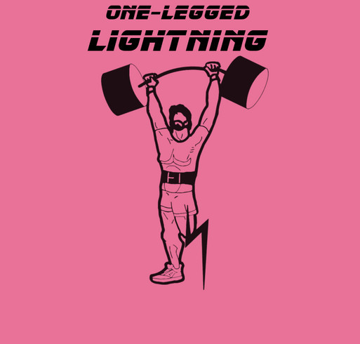 One-Legged Lightning is Going to Iceland to Compete at World's! shirt design - zoomed