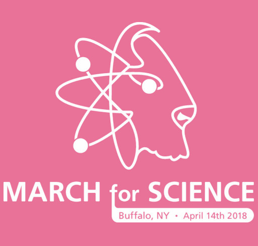 Buffalo March for Science 2018 shirt design - zoomed
