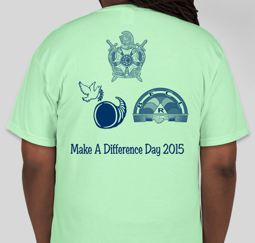 Masonic Family Make a Difference Day 2015 Shirts! Fundraiser - unisex shirt design - back