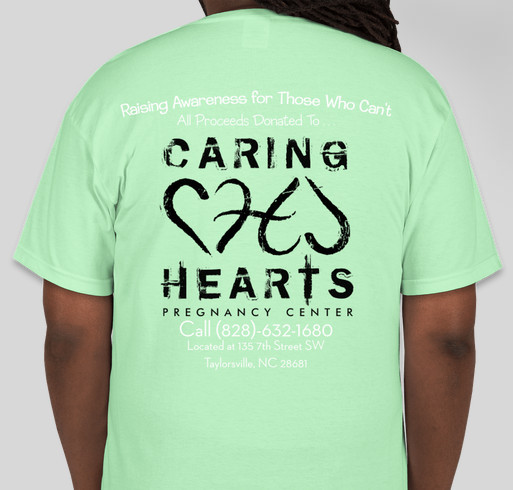 Kelsey Bowman's Senior Project: Neonatal Abstinence Syndrome Awareness T-Shirts Fundraiser - unisex shirt design - back